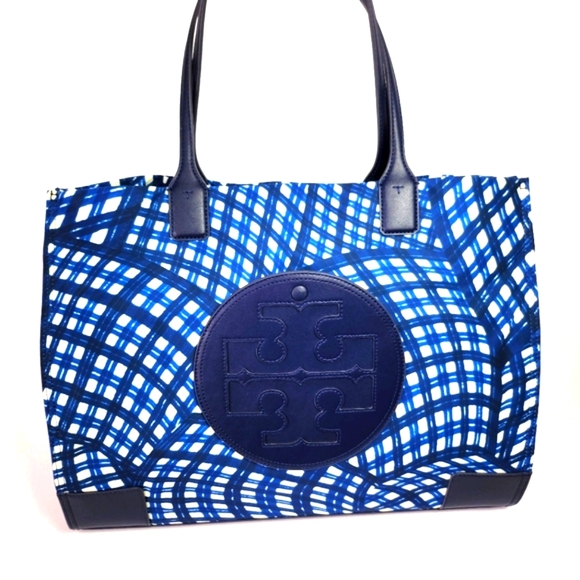 Tory Burch Handbags - Tory Burch Ella (new without tag )blue and white women's tote bag.